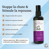 Lotion Pousse Extrême & Anti Chute de Cheveux - 100 ml - Sans Rinçage - Homme