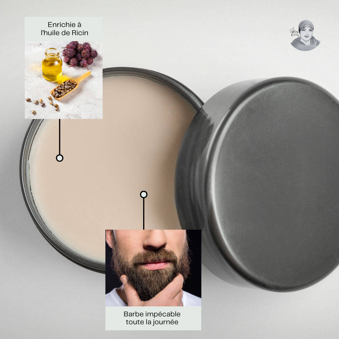 Cire Coiffante de Barbe - Hydratante & Coiffante - 100 ml - Hayder