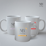Mug Collector Nora Beauty - Phrases Motivantes (Rouge, Jaune, Taupe)