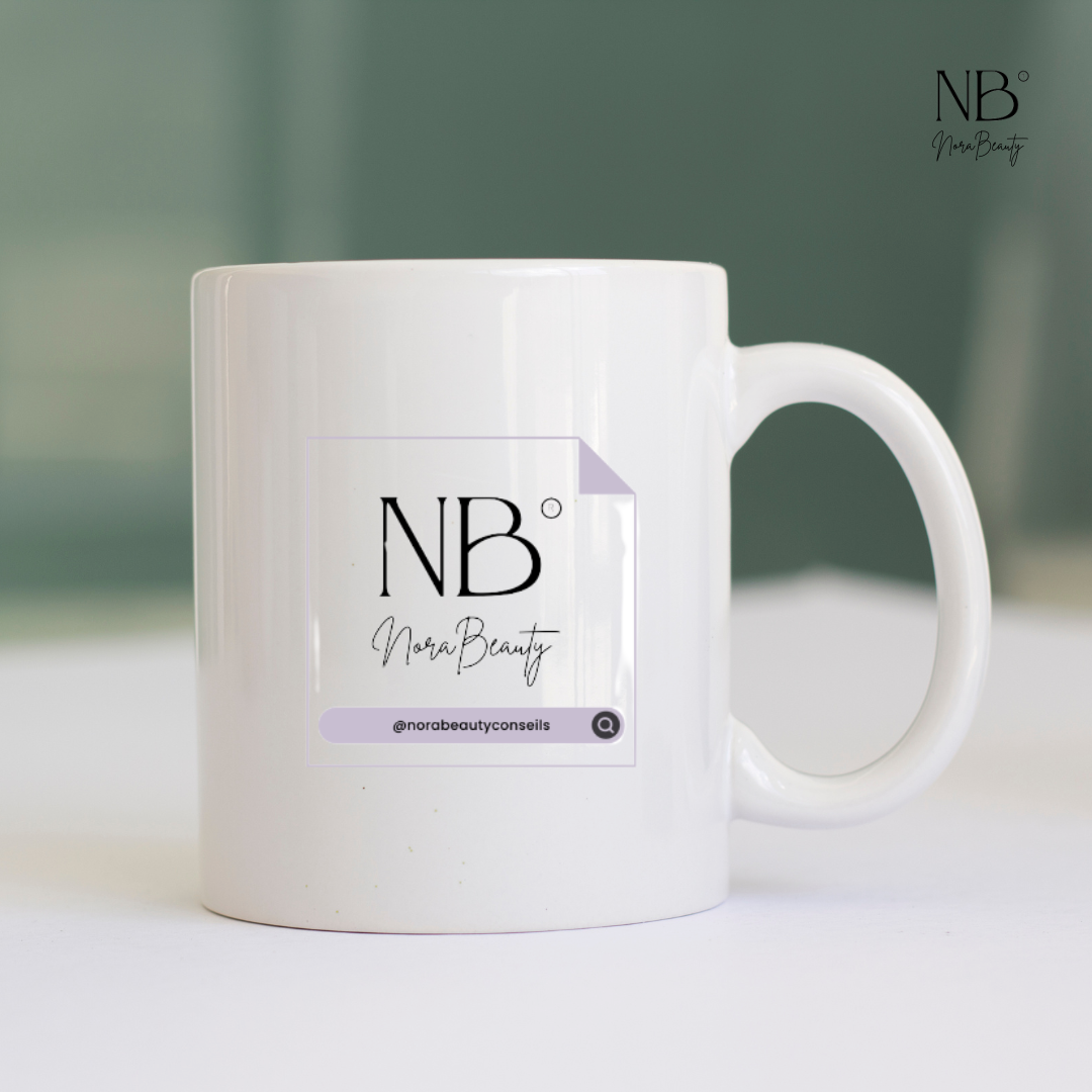 Mug Collector Nora Beauty - Phrases Motivantes (Rouge, Jaune, Taupe)