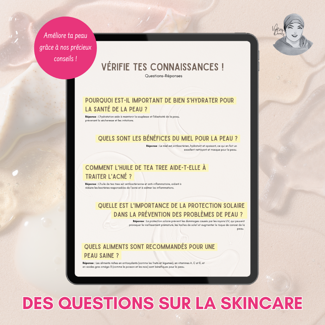 Tout Savoir Sur Votre Peau ! - Guide Pour Une Peau Resplendissante En Format E-book