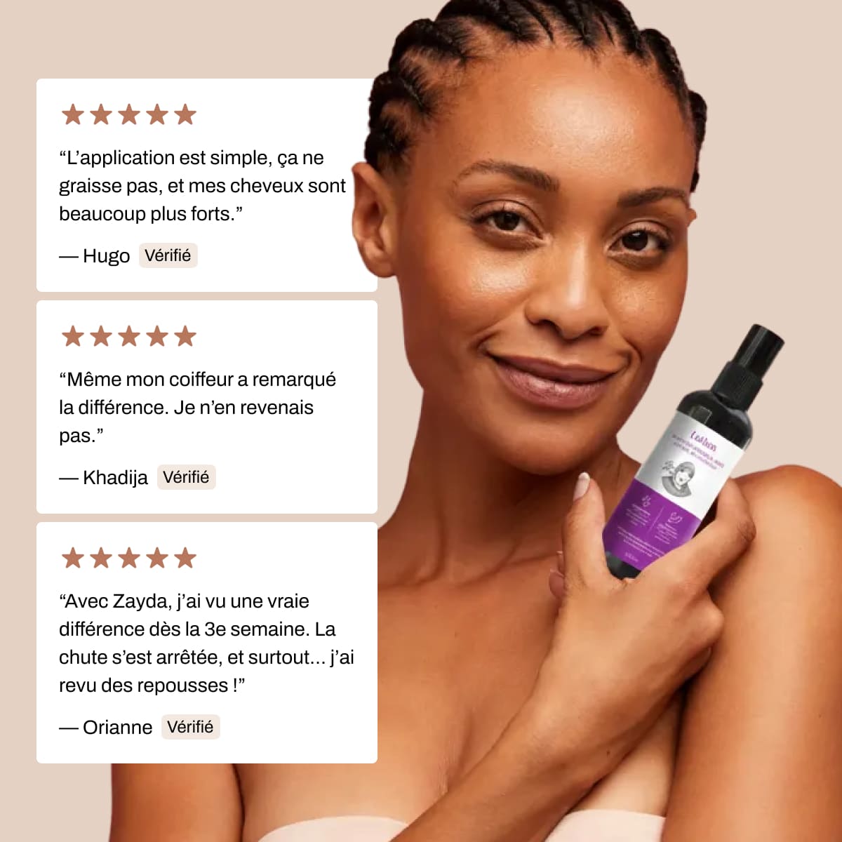 VIRAL - Lotion Sans Rinçage Pousse Extrême & Anti Chute de Cheveux - 100 ml [PRE-COMMANDE]