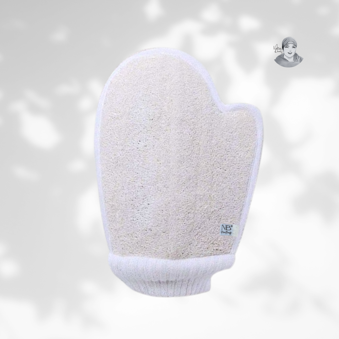 Gant en Loofah - Exfoliant & Anti Imperfections Pour Le Corps Et Le Visage