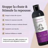 Shampoing Pousse Extrême & Anti Chute de Cheveux - 0% sulfate 0% paraben 0% silicone - 250ml